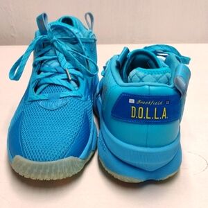 Adidas DAME 8 Brooksfield Blue Athletic Shoes with Breathable Mesh Size 9.5